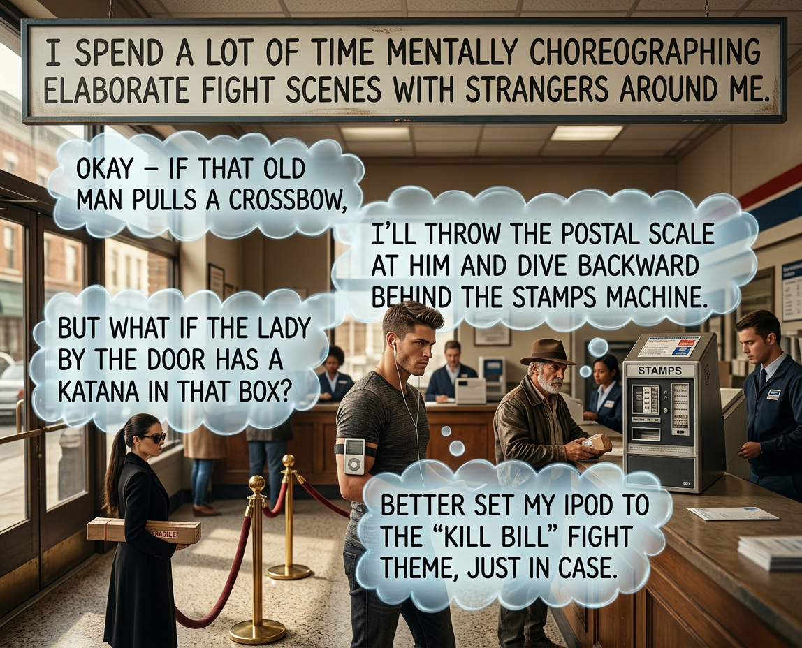 That track ('Battle Without Honor or Humanity') -- like 'Ride of the Valkyries' -- improves *any* activity.