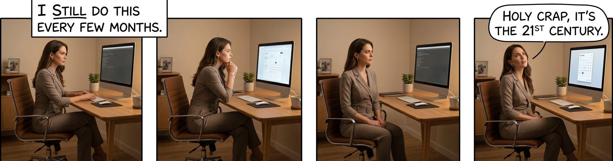 We actually reached the future about three years ago.