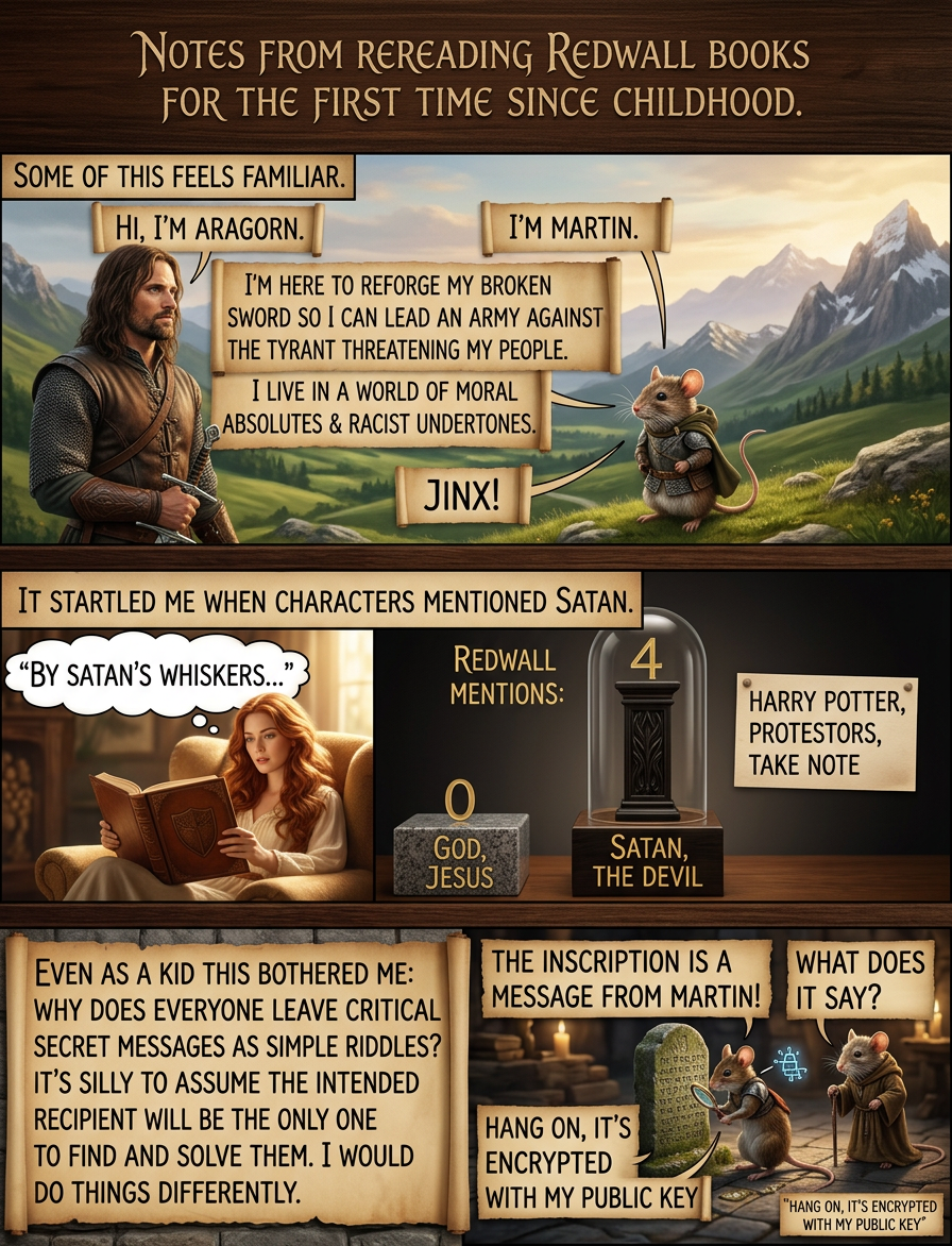 My Redwall/Jurassic Park crossover fanfic is almost complete!