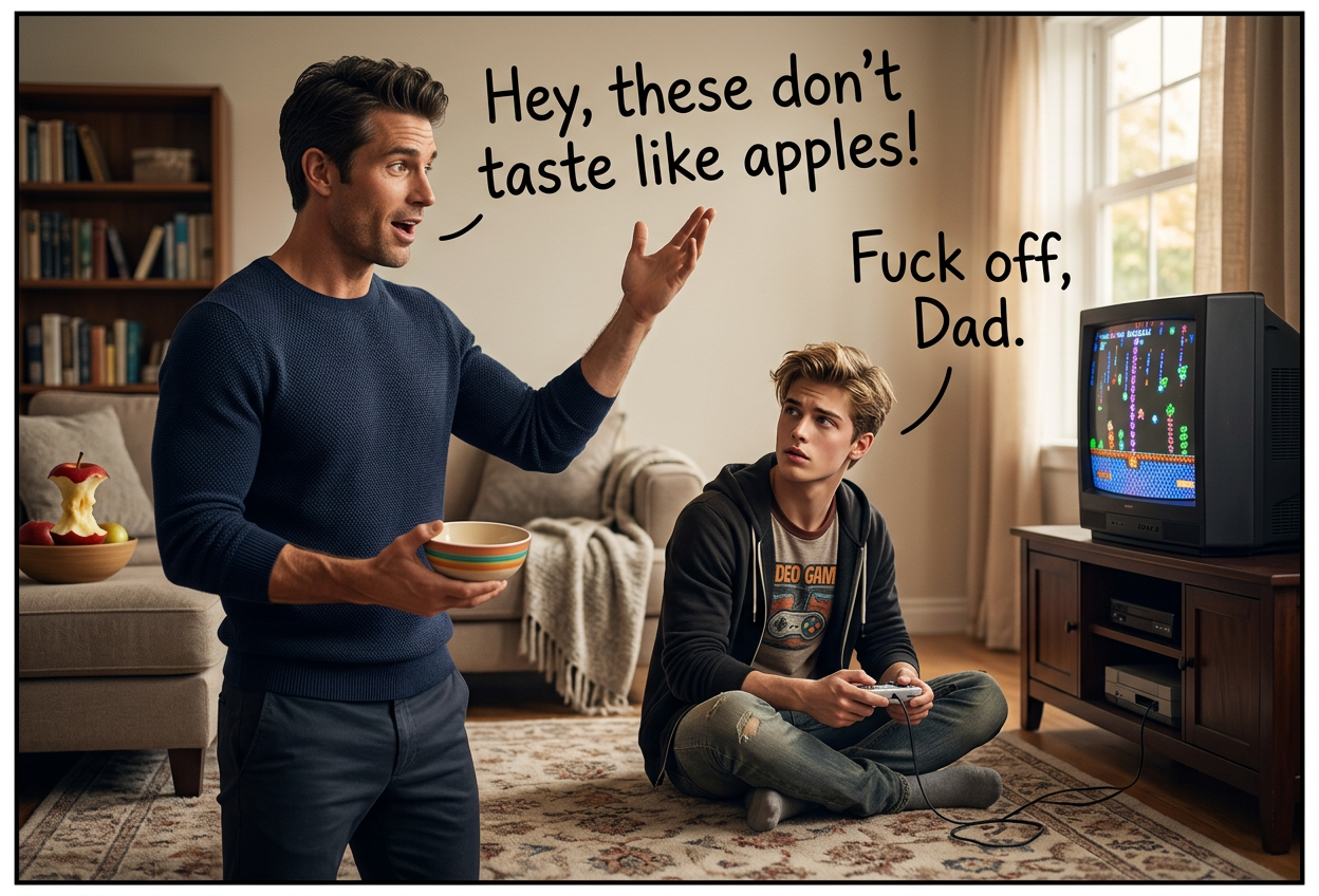 There used to be these ads, see . . .