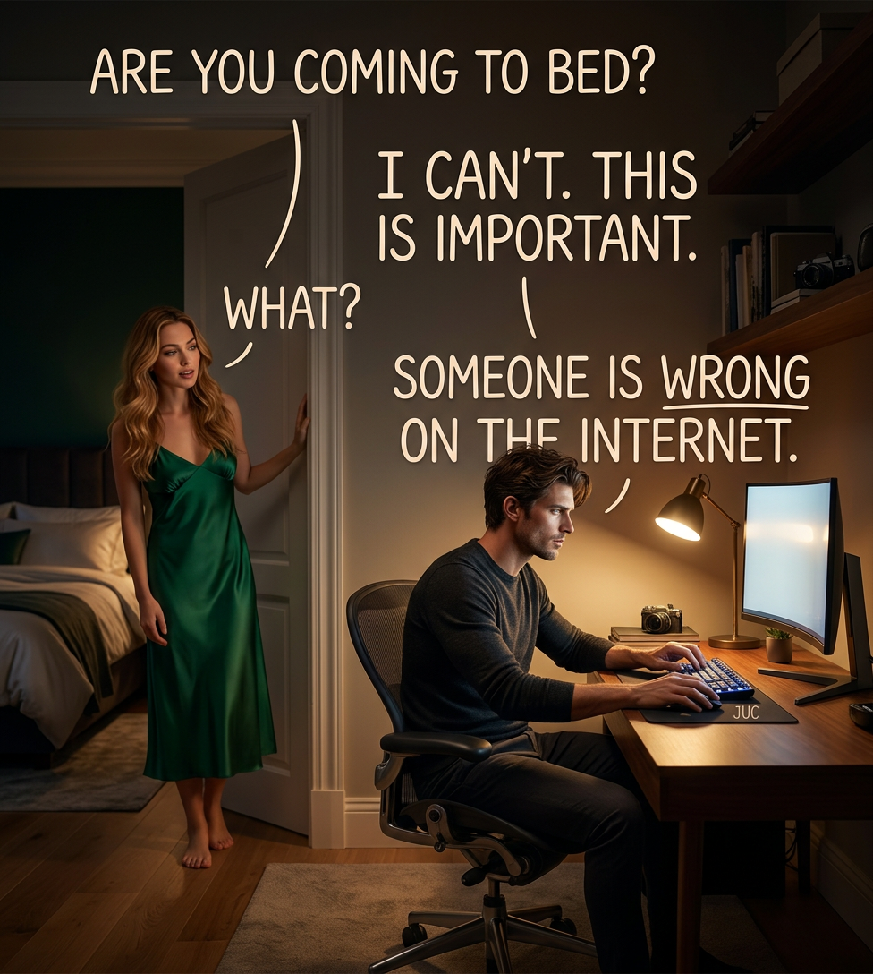 What do you want me to do?  LEAVE?  Then they'll keep being wrong!