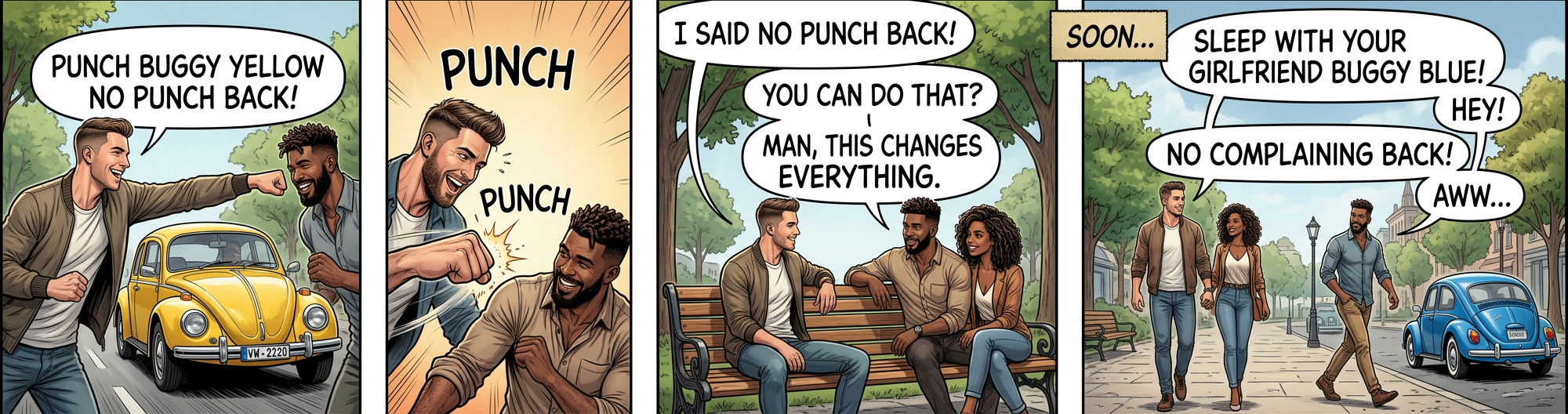 I never understood why someone would expect me to accept their rules right after they'd punched me.  I'm sure it's all very symbolic or something.