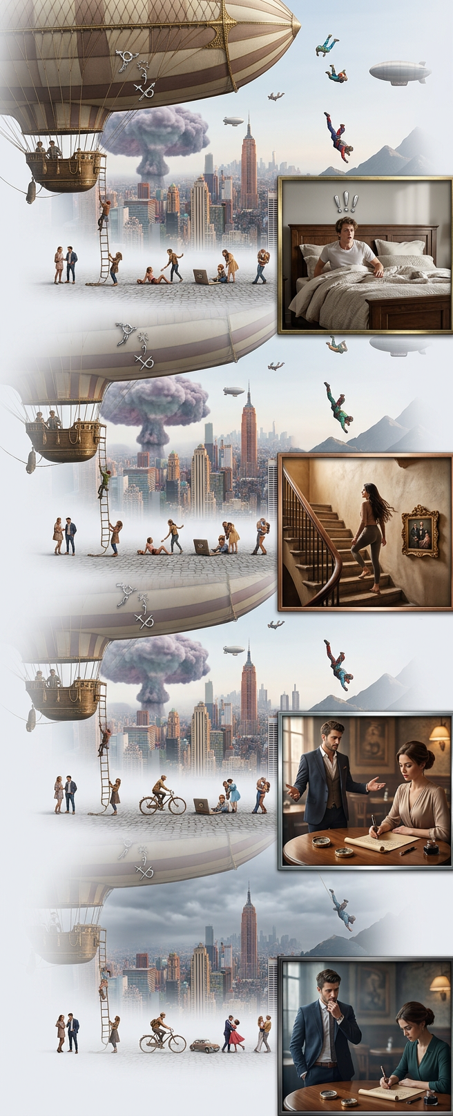 There was something about a cup and a sword and a tree and a green hill ...