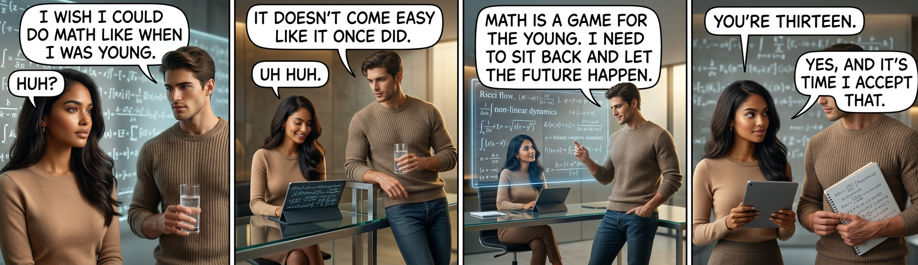 They say if a mathematician doesn't do their great work by age eleven, they never will.