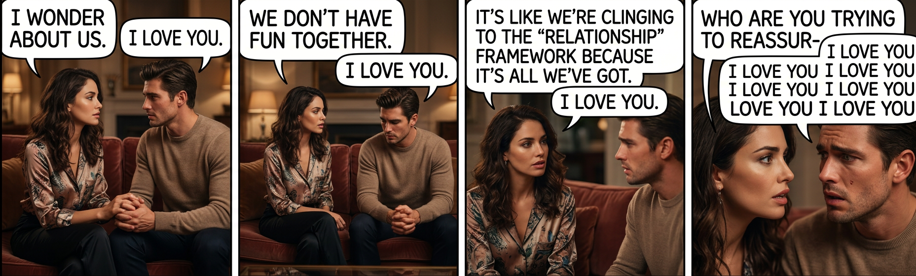 'I'm nothing without you' is a fucked-up sentiment.