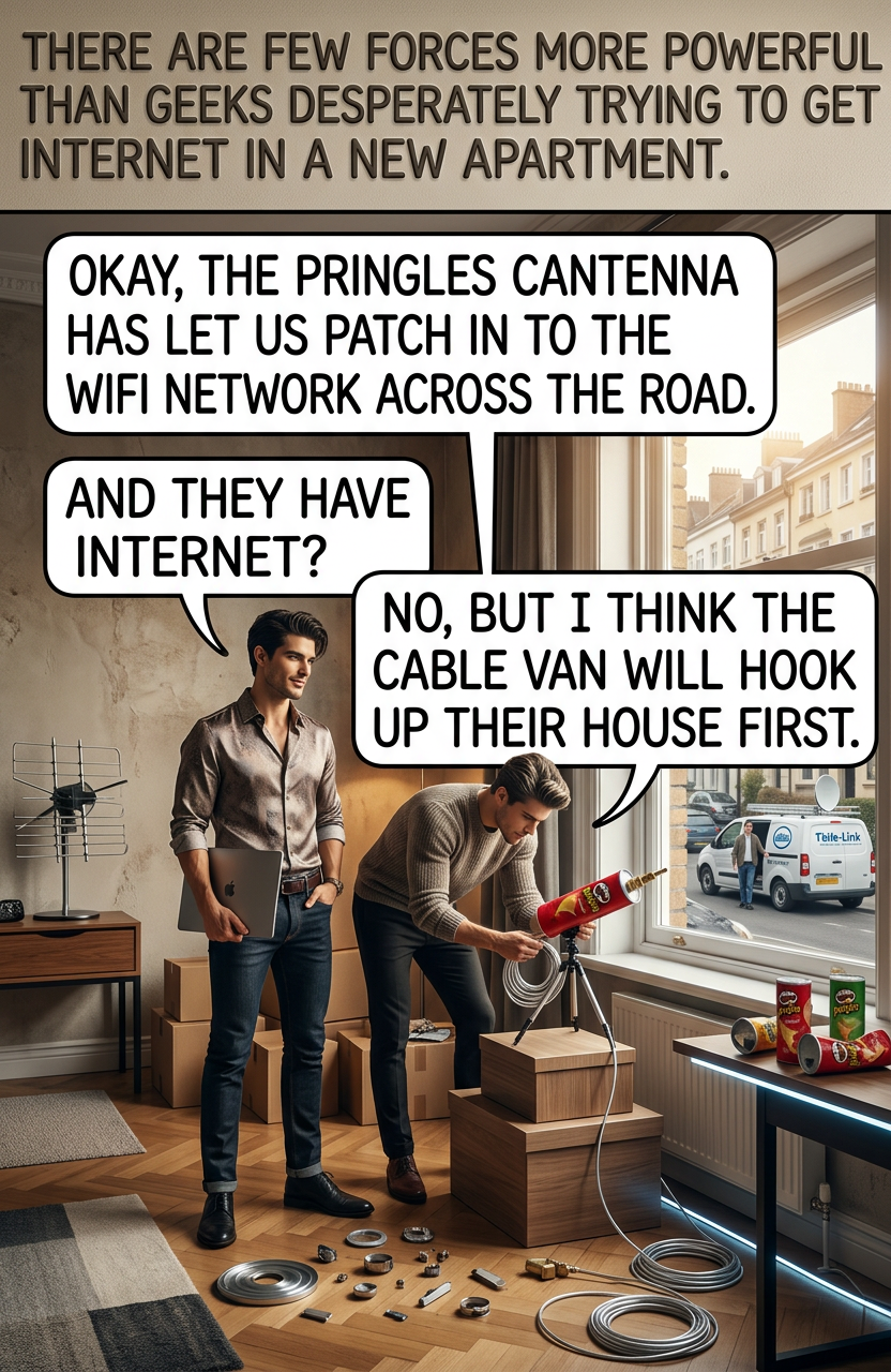 We need a special holiday to honor the countless kind souls with unsecured networks named 'linksys'.