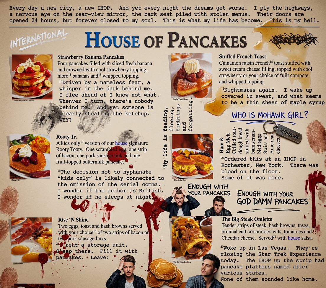 Fuck it.  I'm just going to Waffle House.