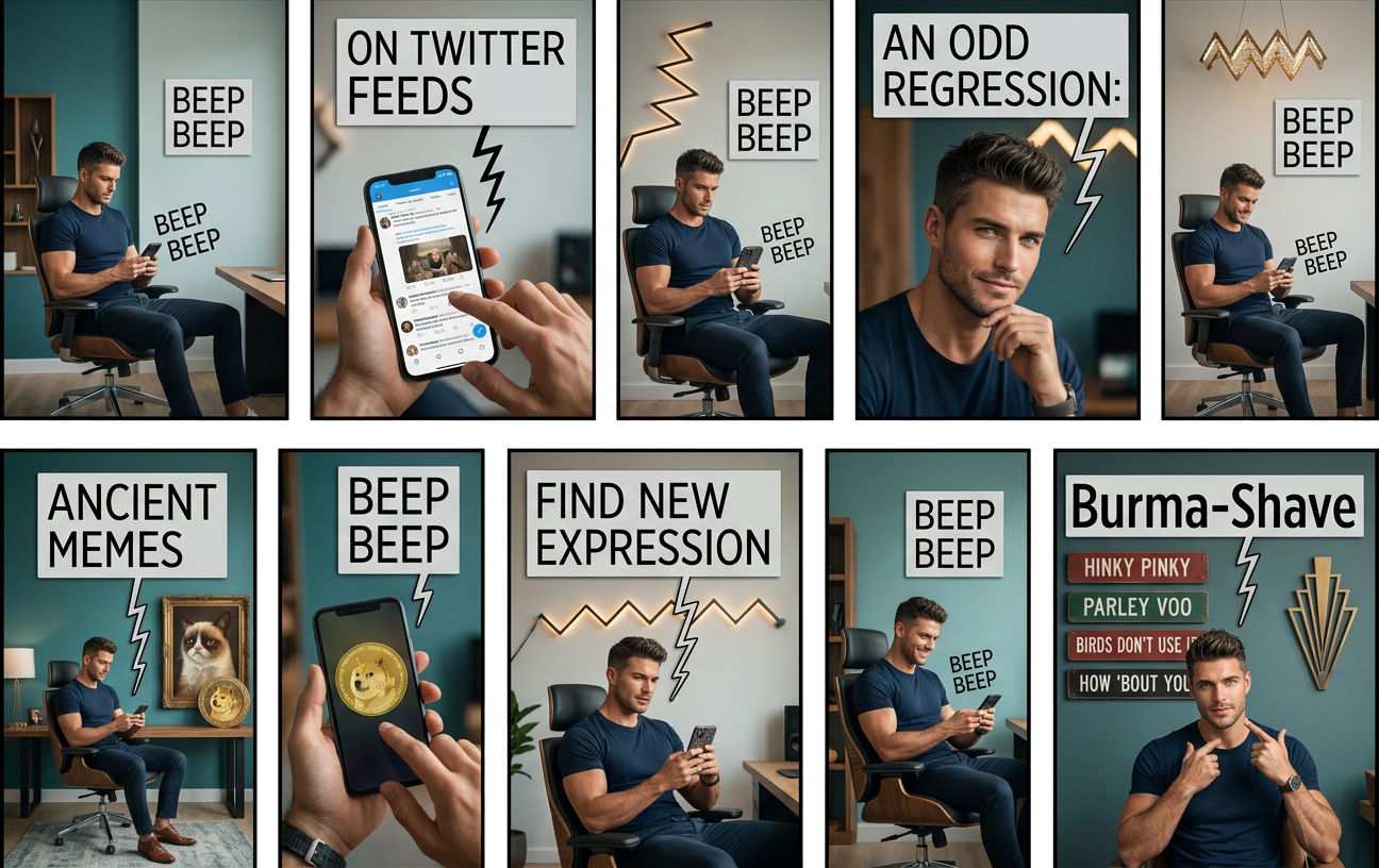If long tooltips / cut off for you / then upgrade from / Firefox 2 / Burma Shave