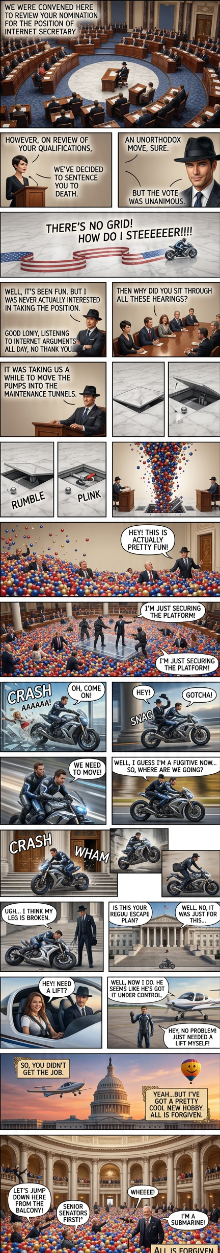 And they choose Al Gore as Internet Secretary.