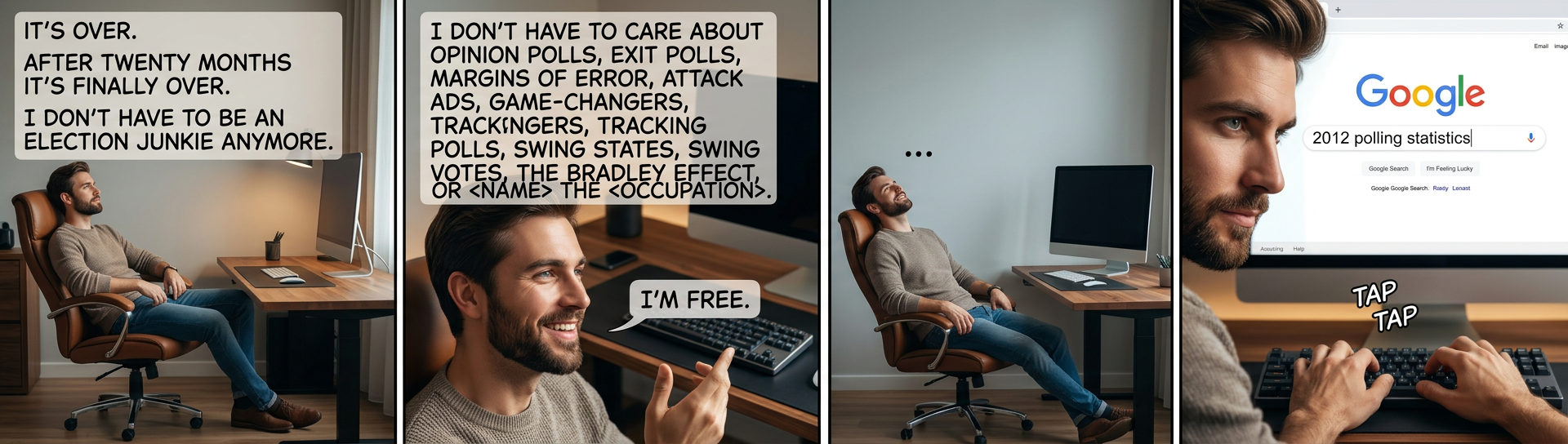 Someday I'll be rich enough to hire Nate Silver to help make all my life decisions.  'Should I sleep with her?'  'Well, I'm showing a 35% chance it will end badly.'