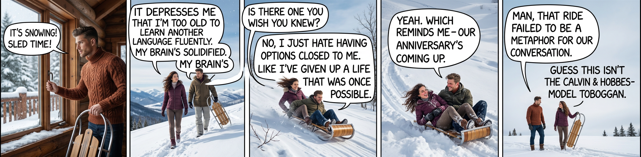 If you get your hands on that one, it's the worst place to have a breaking-up conversation.