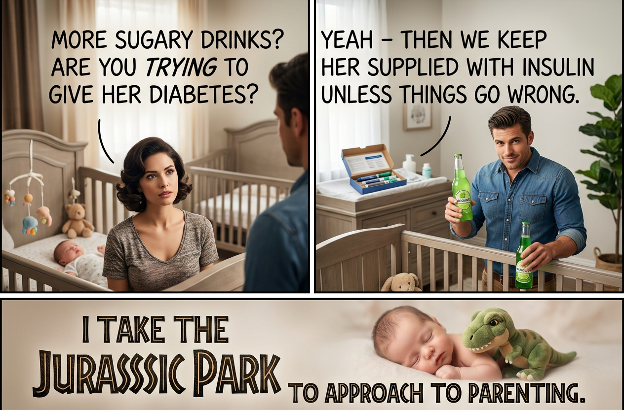 Kids are genetic experiments.  We're just experimenting responsibly!