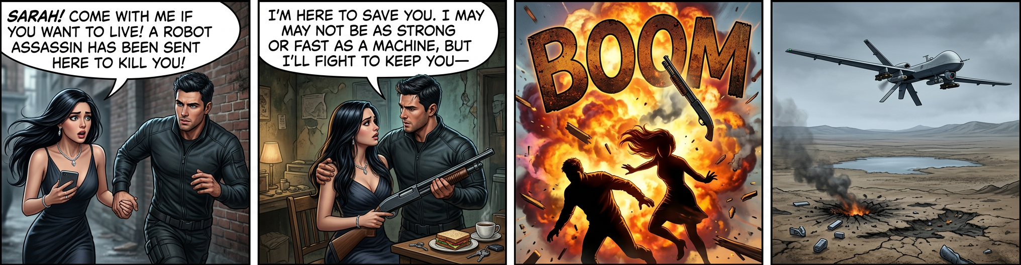 We live in a world where there are actual fleets of robot assassins patrolling the skies. At some point there, we left the present and entered the future.