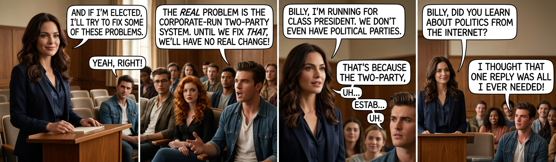 I favor approval voting or IRV chiefly because they mean we might get to bring back The Bull Moose party.