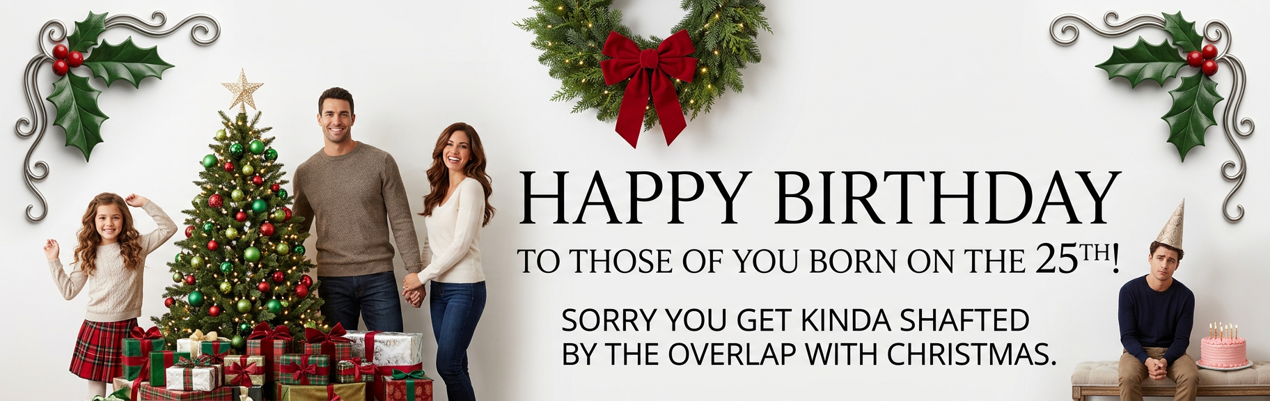 If you're turning 27 and were born in the Northeast, maybe you were conceived in the April blizzard of 1982. Imagine: snowed in, candles, massage oil, your mom sporting nothing but her early 80's haircut and a smile ... aren't you glad you read the title-text?
