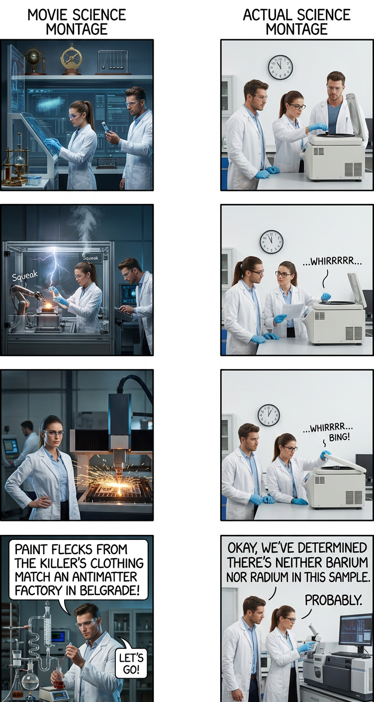 The rat's perturbed; it must sense nanobots! Code grey!  We have a Helvetica scenario!