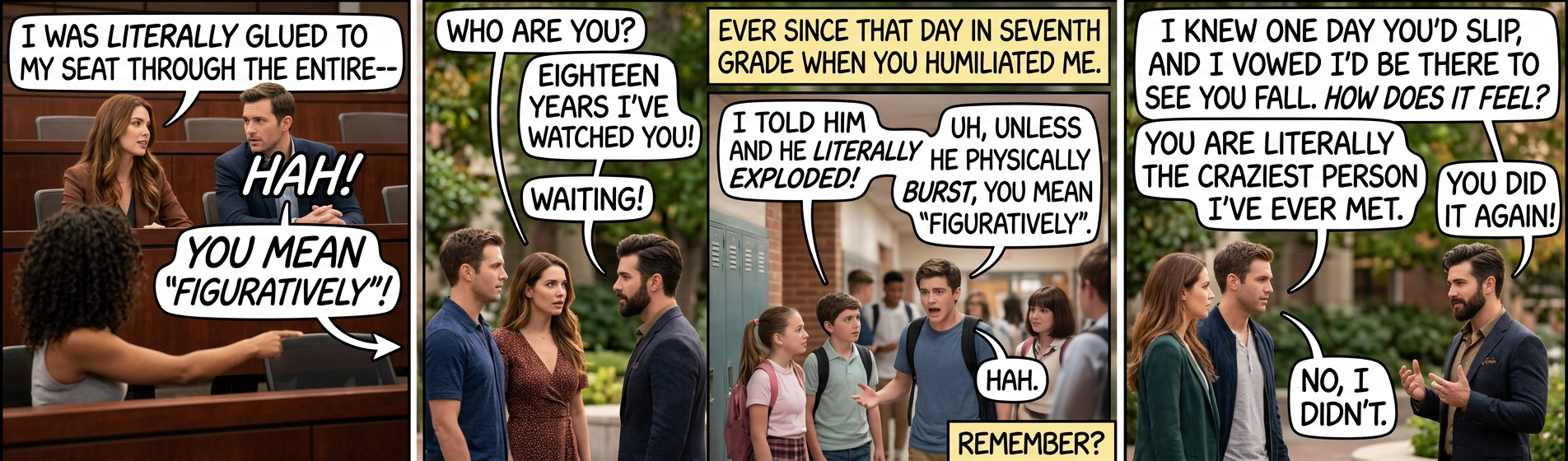 The chemistry experiment had me figuratively -- and then shortly thereafter literally -- glued to my seat.