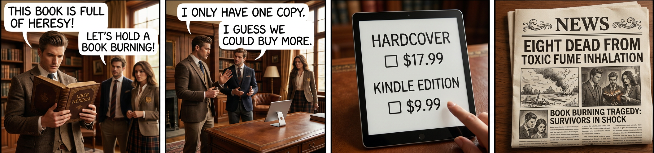 Of course, since their cautionary tale was reported in a print newspaper, no one read it.