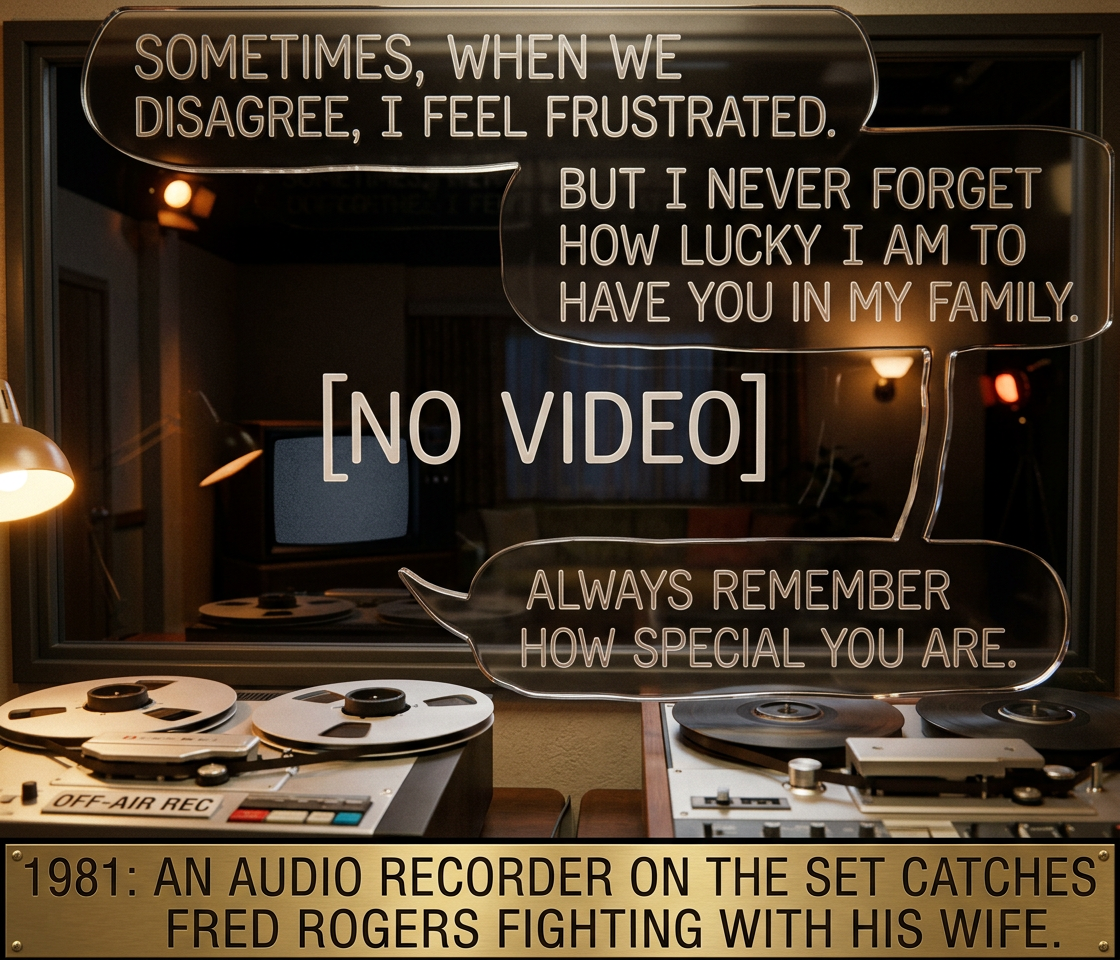 Mr. Rogers projected an air of genuine, unwavering, almost saintly pure-hearted decency. But when you look deeper, at the person behind the image ... that's exactly what you find there, too. He's exactly what he appears to be.