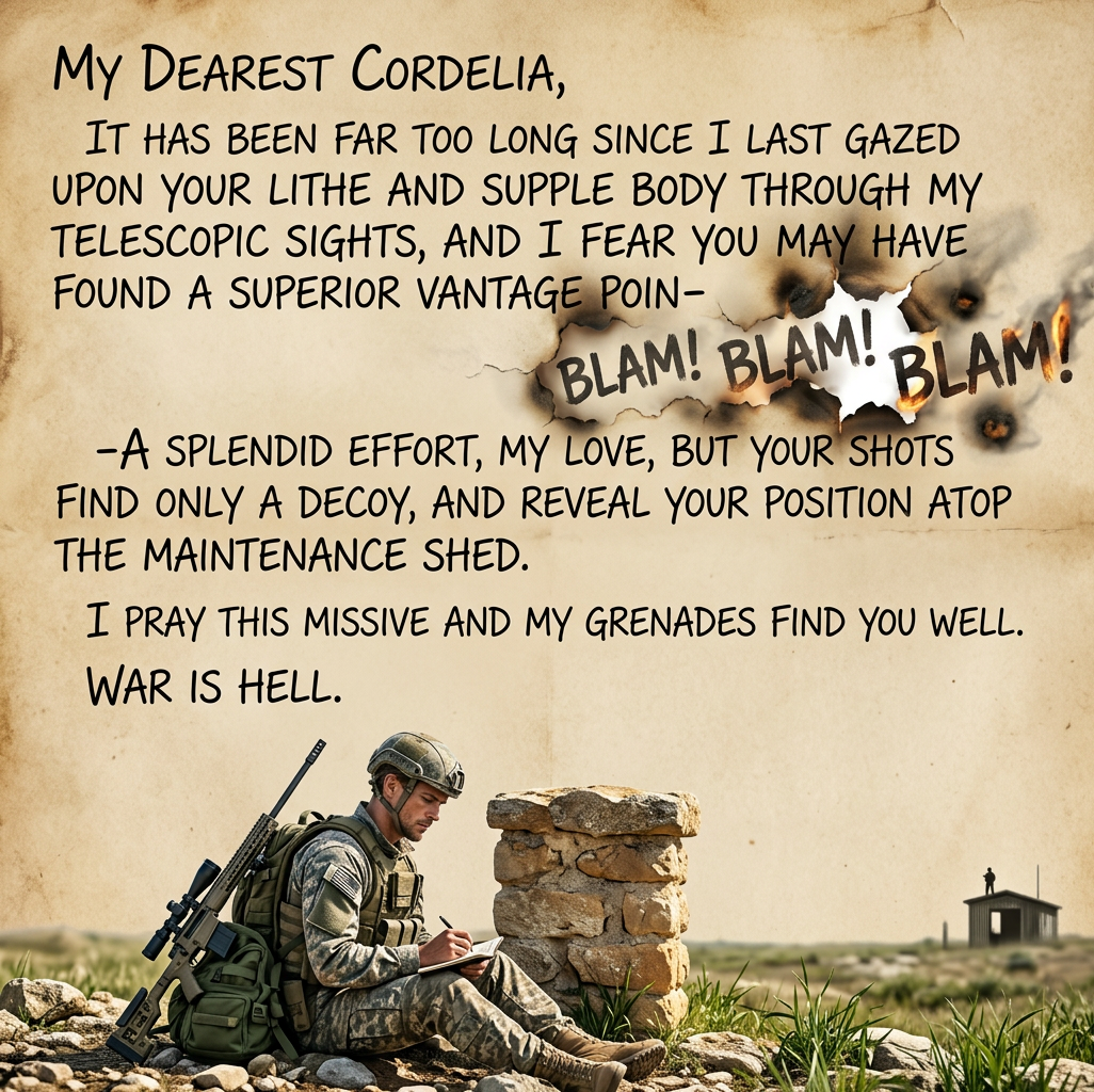 They offered to make me a green beret, but I liked my regular one. Although it gets kind of squashed under my helmet.