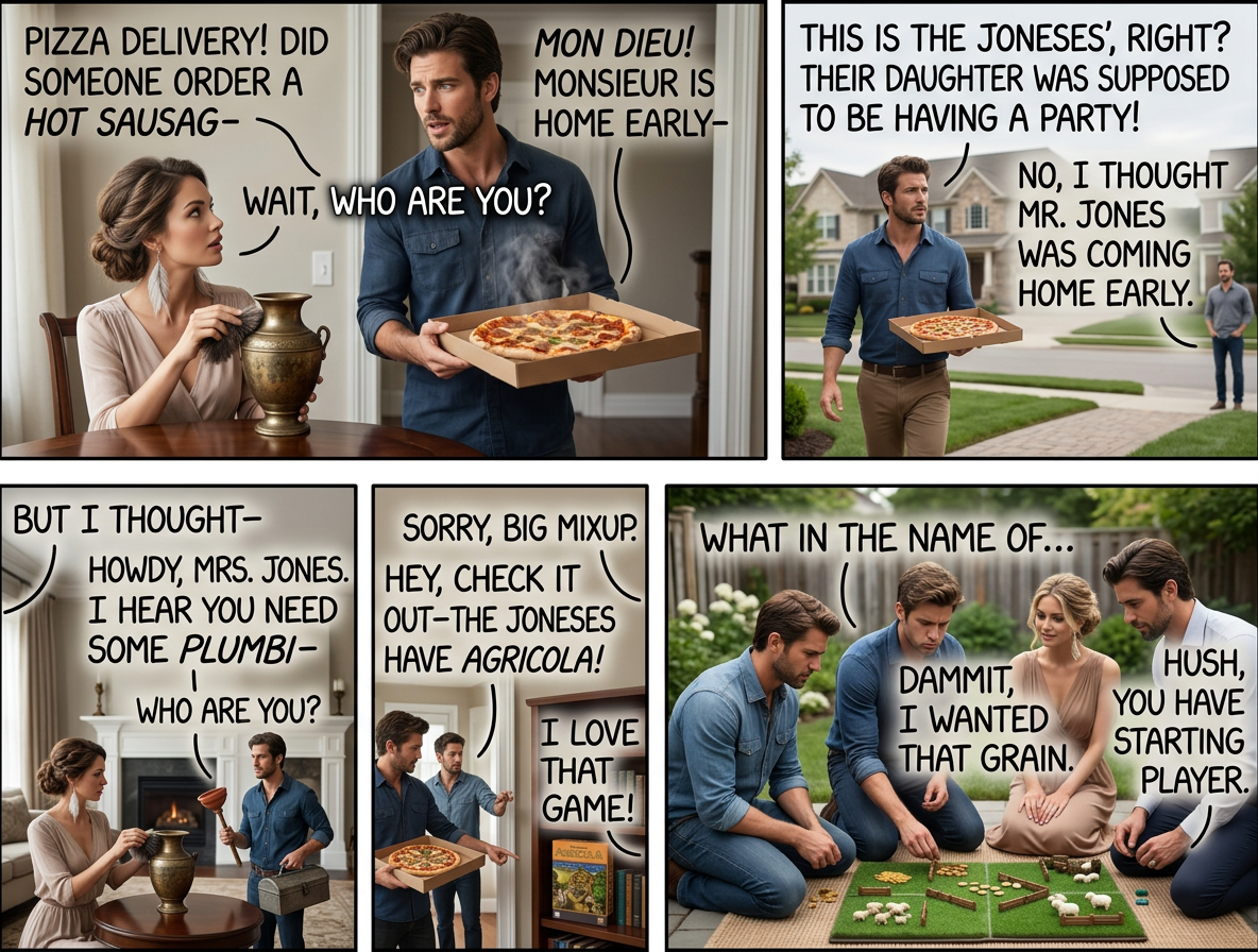 'How about a little ... *family growth*?'  'Dude, that's not until round two.'