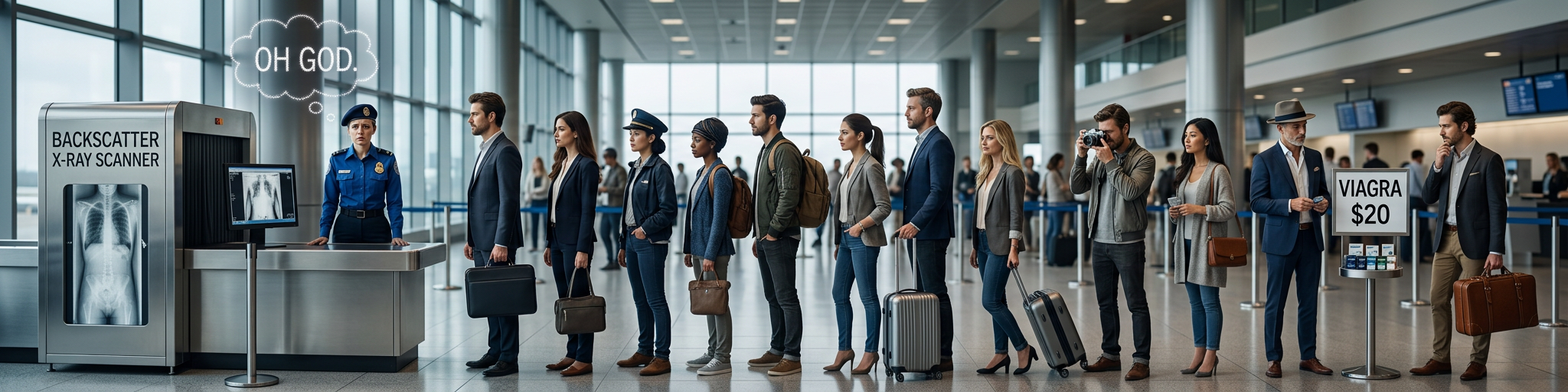 Don't need any, thanks. I have a backscattering fetish.