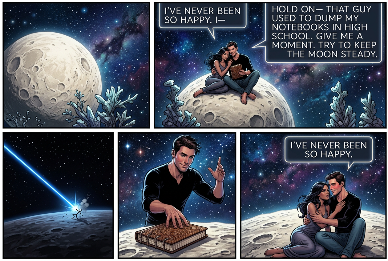 Guest comic by David Troupes of Buttercup Festival, who is living in that lovely tree outside your window.