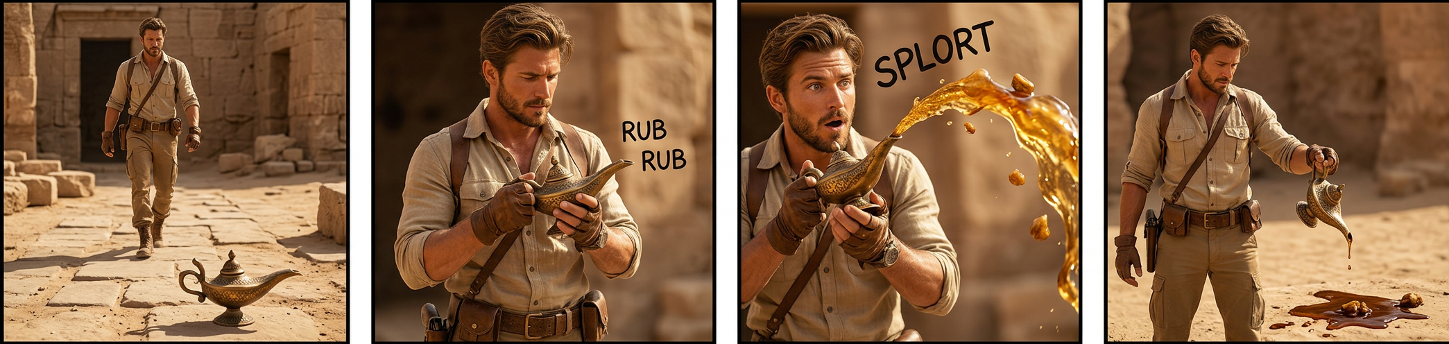 'That was definitely not in my top three wishes.' 'Who said anything about YOUR wishes?'