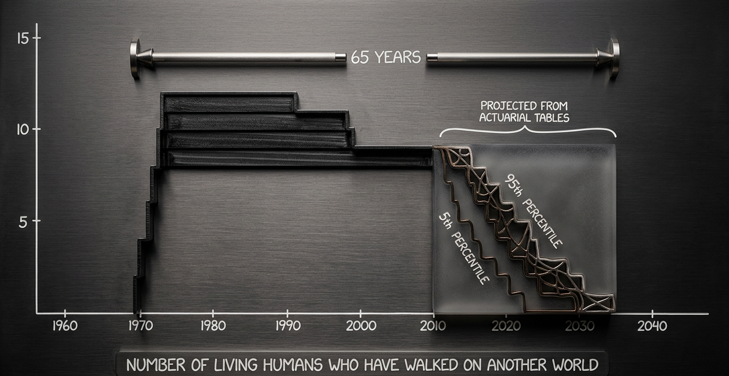 The universe is probably littered with the one-planet graves of cultures which made the sensible economic decision that there's no good reason to go into space--each discovered, studied, and remembered by the ones who made the irrational decision.