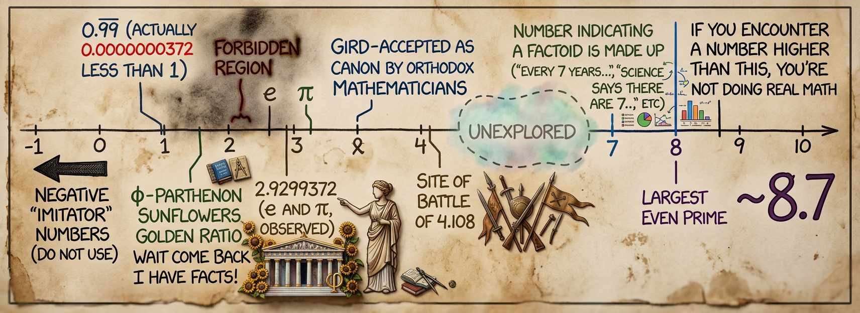 The Wikipedia page "List of Numbers" opens with "This list is incomplete; you can help by expanding it."