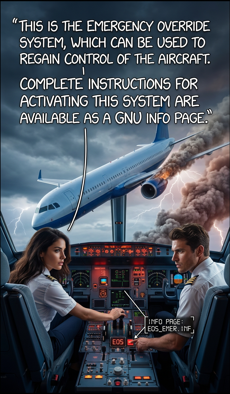 I think you mean 'GNU Info Override'.